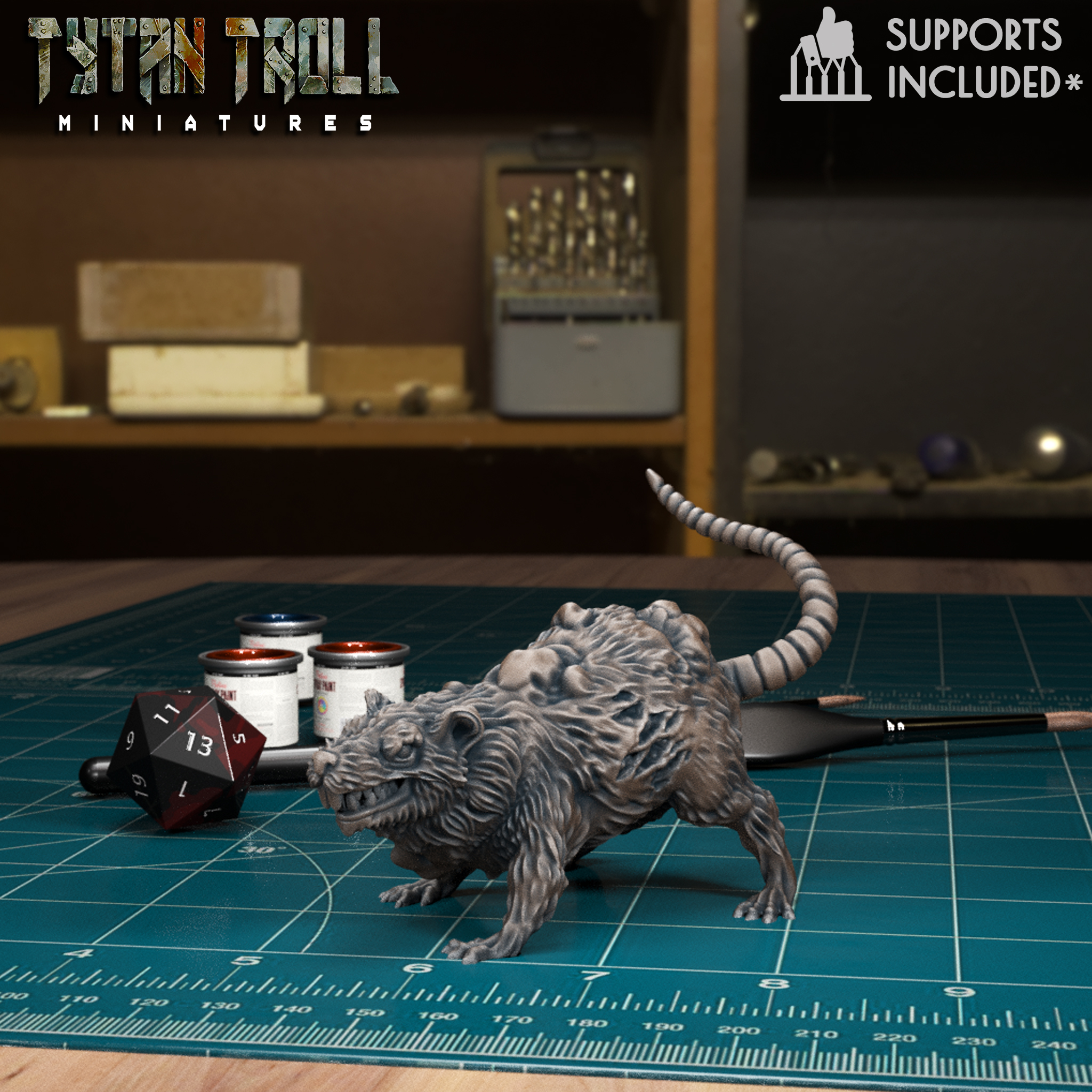 Plagued Rat 07 [Pre-Supported]